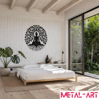 Sacred Balance - laser-cut metal wall art