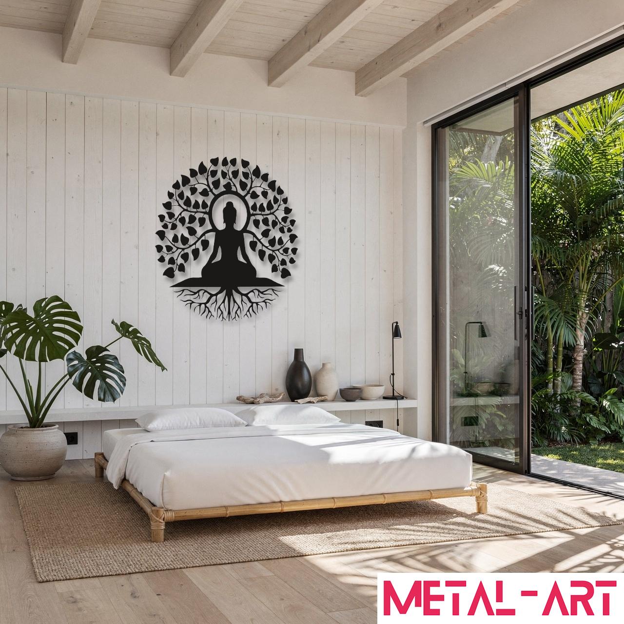 Sacred Balance - laser-cut metal wall art