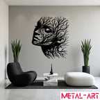 Rooted Grace - laser-cut metal wall art