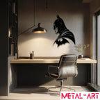 Shadow Guardian - laser-cut metal wall art