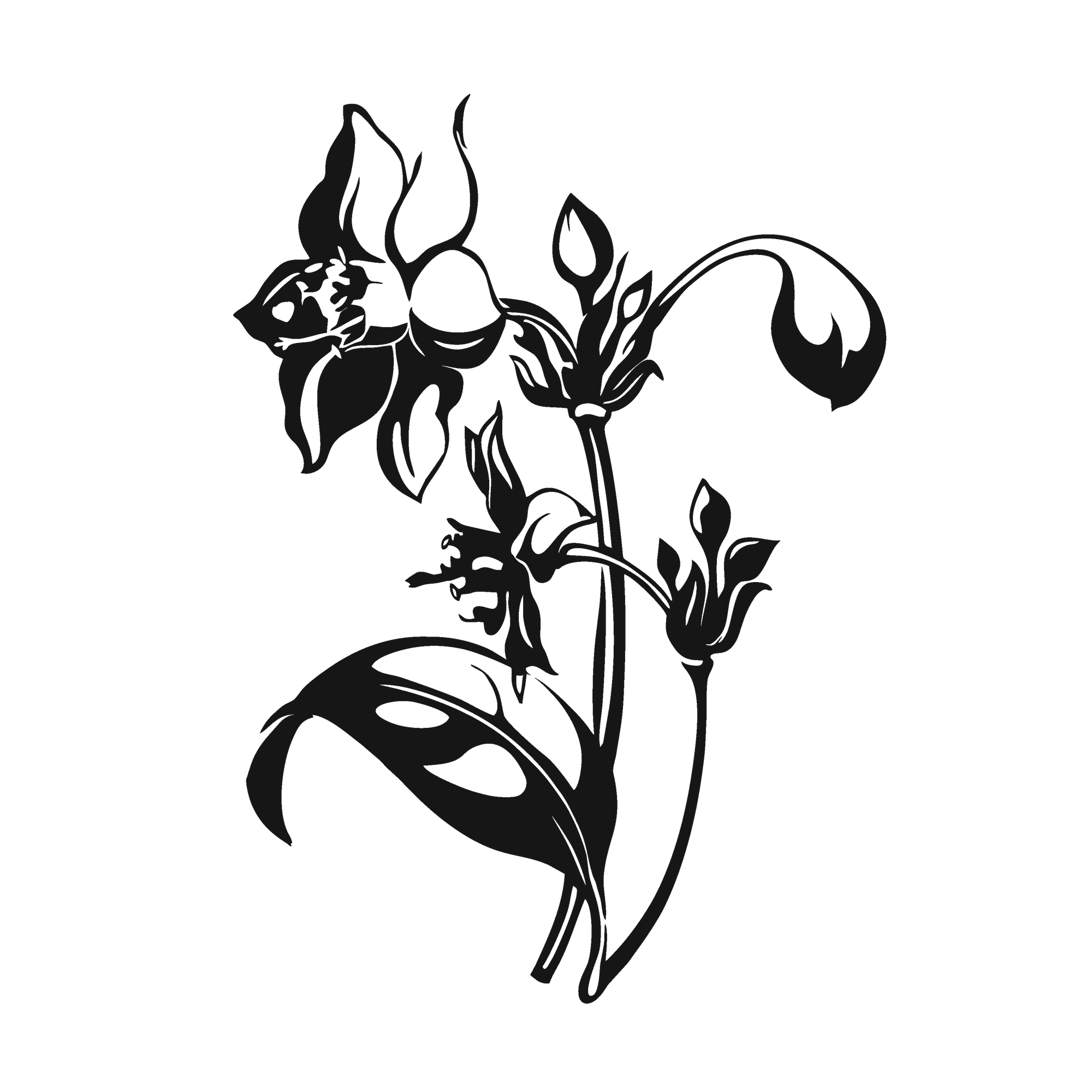 Flourish in Bloom - laser-cut metal wall art