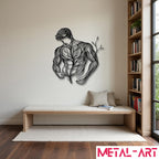 Man & Matter - laser-cut metal wall art