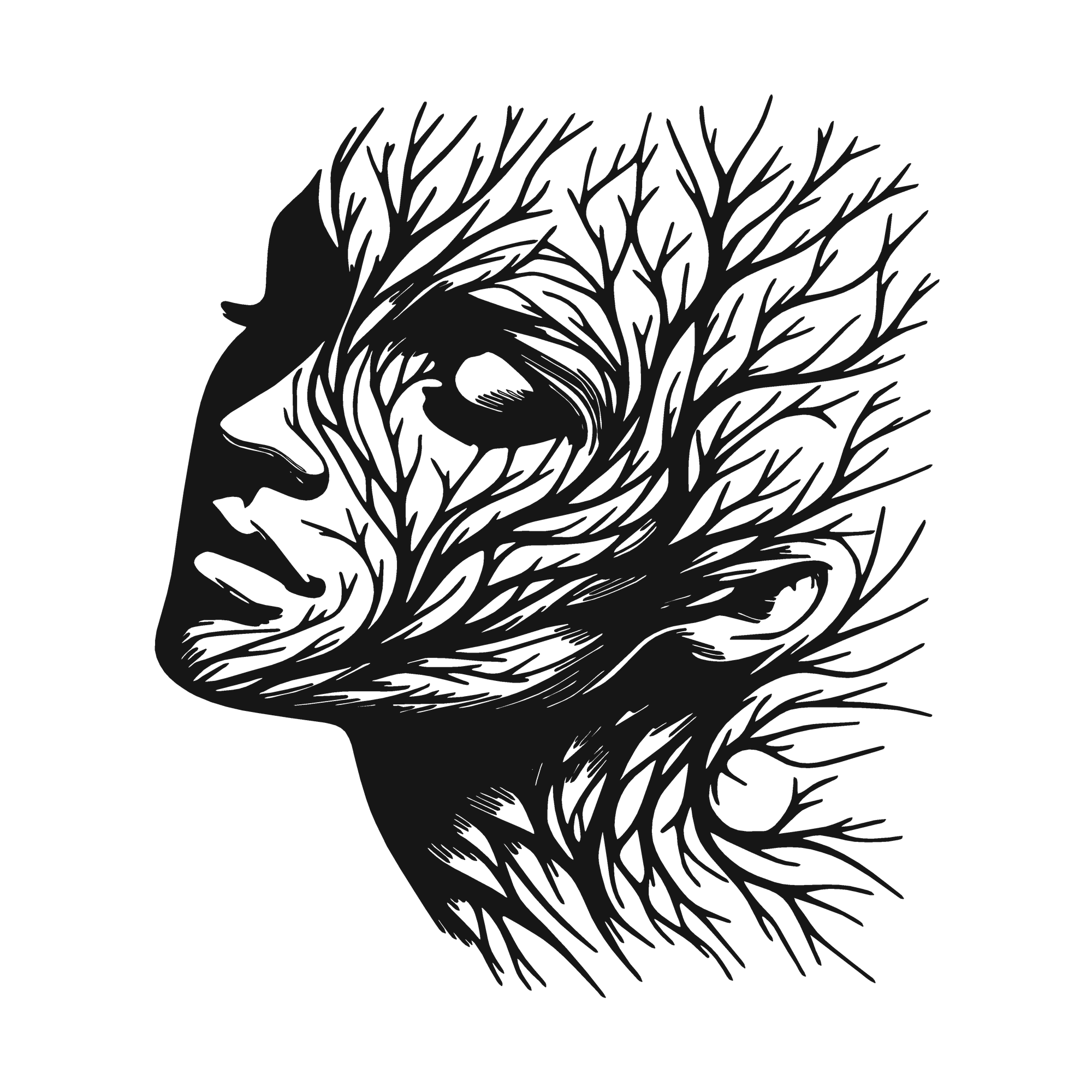 Rooted Grace - laser-cut metal wall art