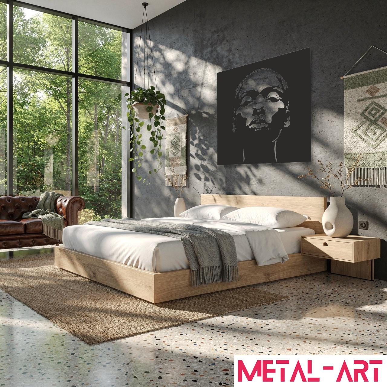 Raw Emotion - laser-cut metal wall art