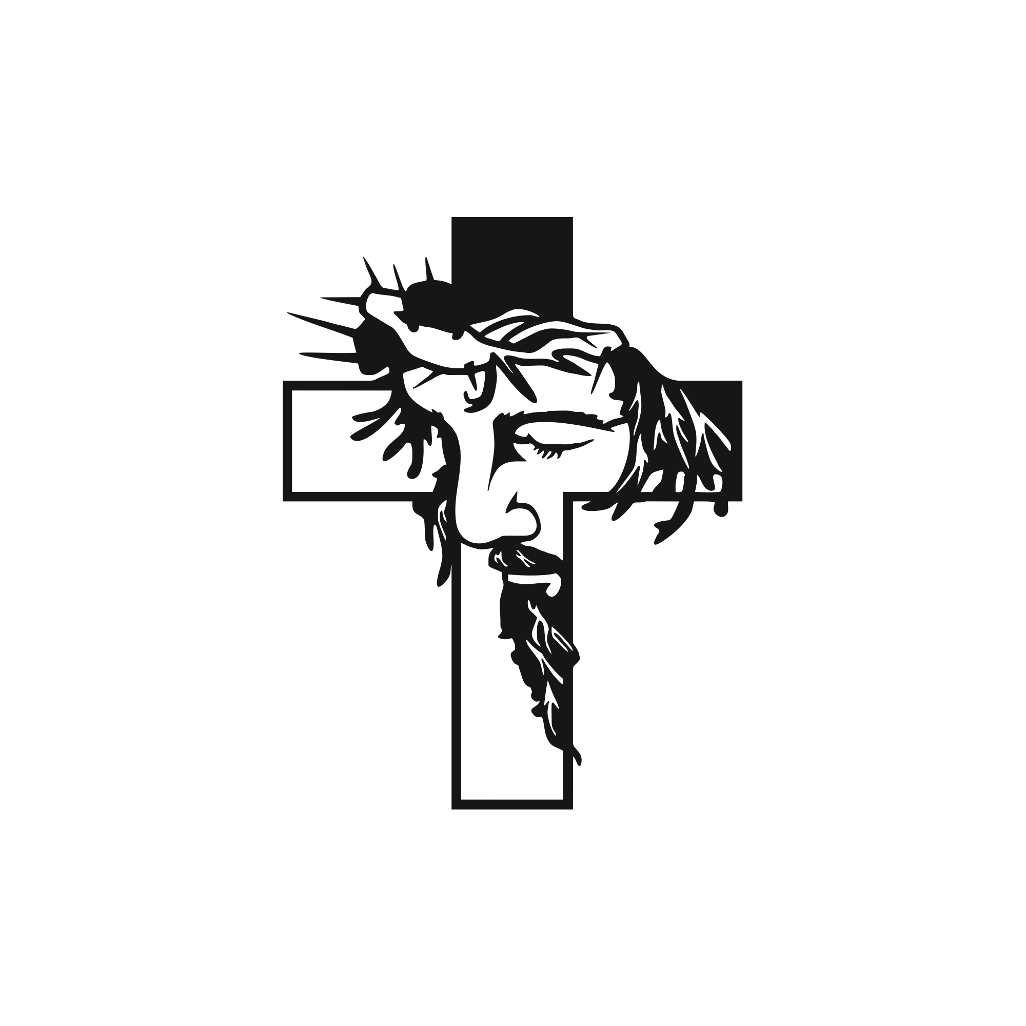 Divine Sacrifice - laser-cut metal wall art