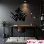 ATV - Mud Splash - laser-cut metal wall art