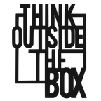 Outside The Box - laser-cut metal wall art