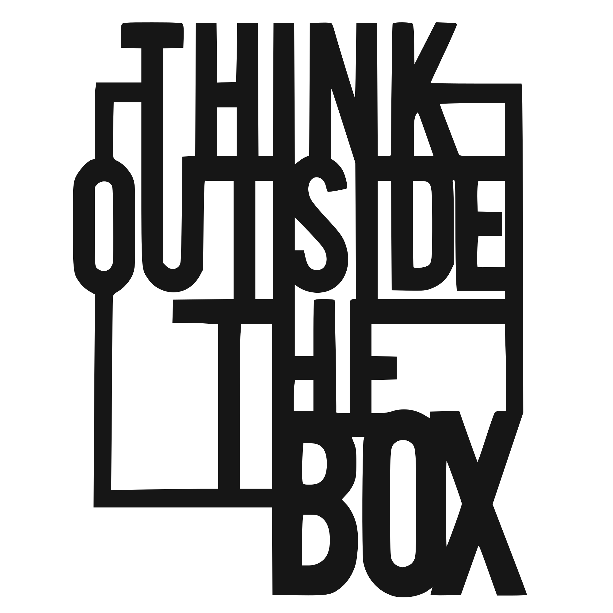 Outside The Box - laser-cut metal wall art