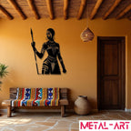 Tribal Strength - laser-cut metal wall art
