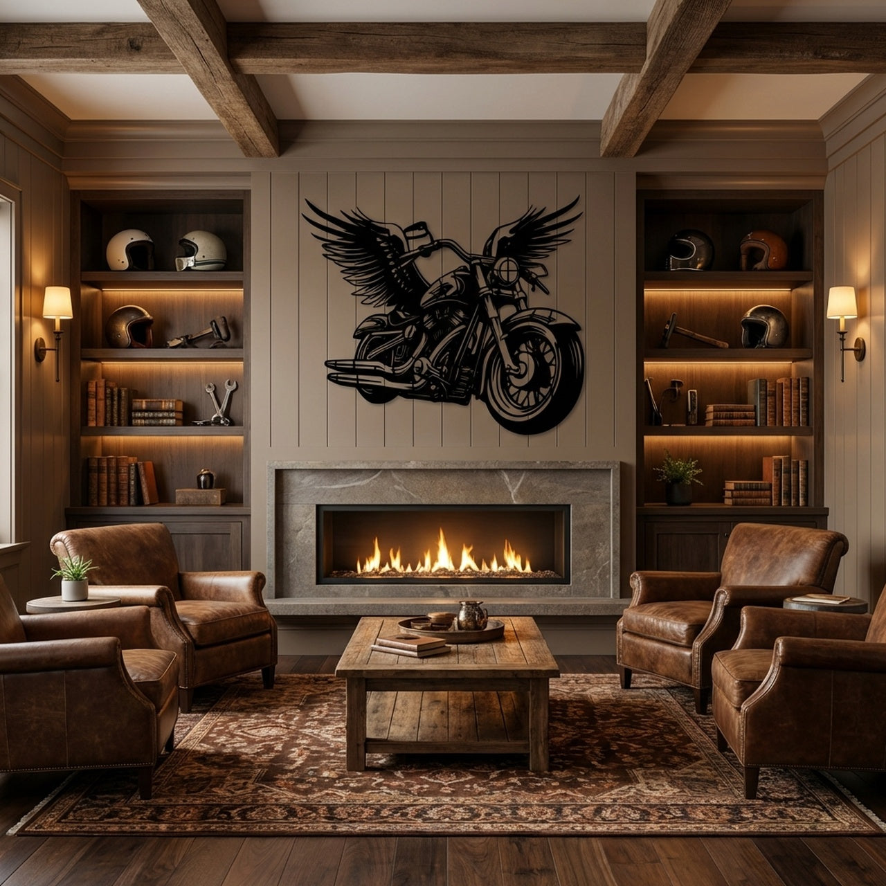 Wild Wings - laser-cut metal wall art
