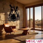 River Sentinel - laser-cut metal wall art