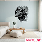 Rooted Grace - laser-cut metal wall art