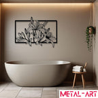 Lily Frame Grace - laser-cut metal wall art