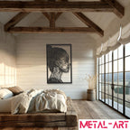 Textured Beauty - laser-cut metal wall art