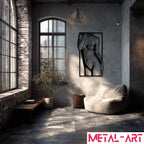 Topographic Beauty - laser-cut metal wall art