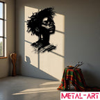 Silent Power - laser-cut metal wall art