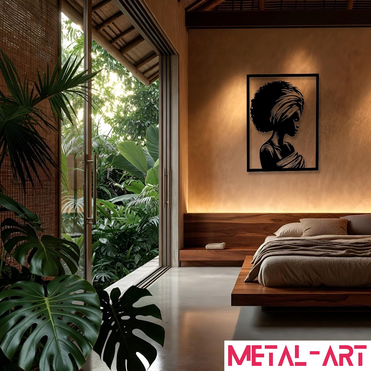 Heritage Beauty - laser-cut metal wall art