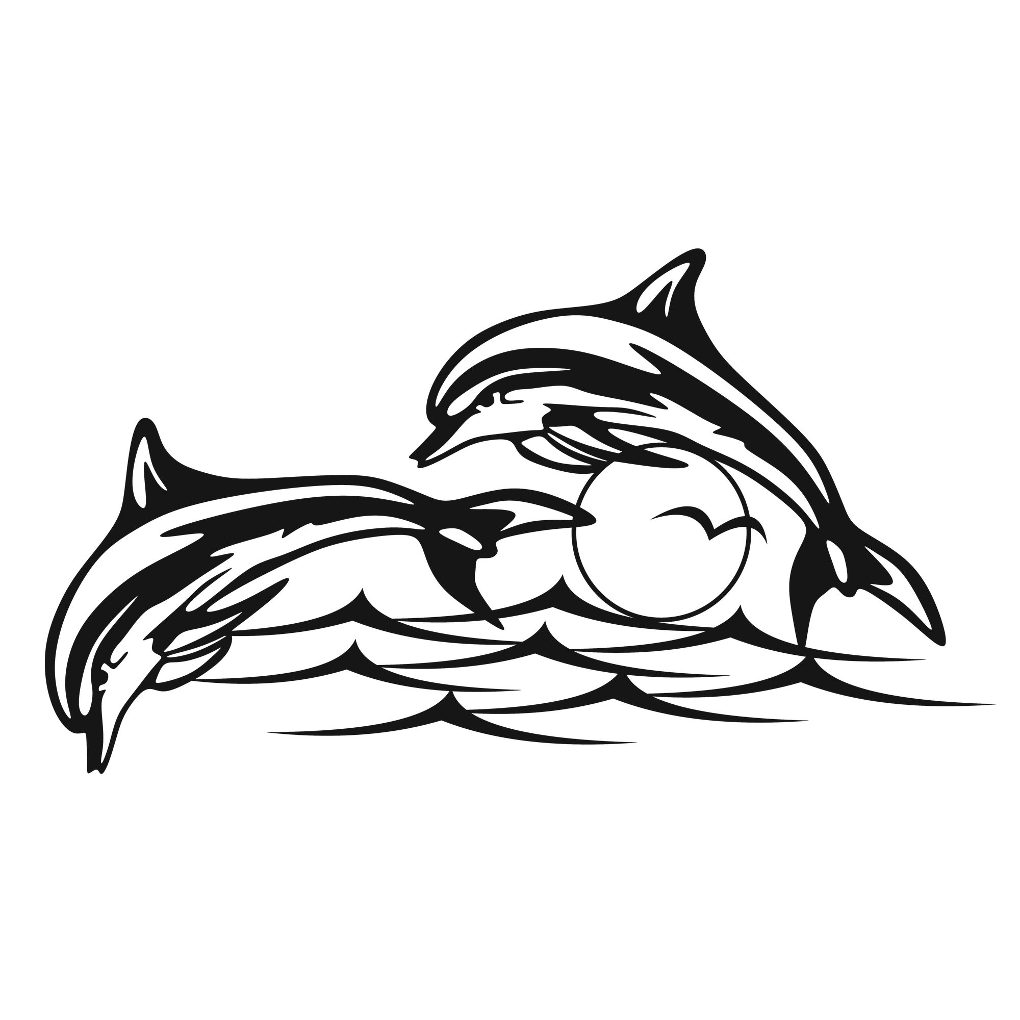 Sea Spirits - laser-cut metal wall art
