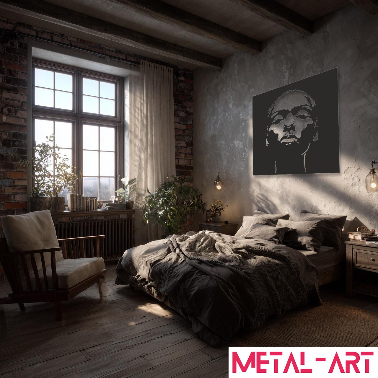 Raw Emotion - laser-cut metal wall art