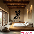Pack Leader - laser-cut metal wall art
