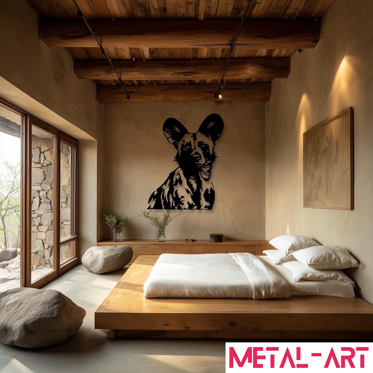 Pack Leader - laser-cut metal wall art