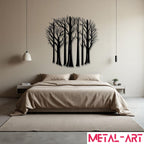 Circle of Silence - laser-cut metal wall art