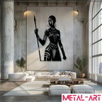 Tribal Strength - laser-cut metal wall art