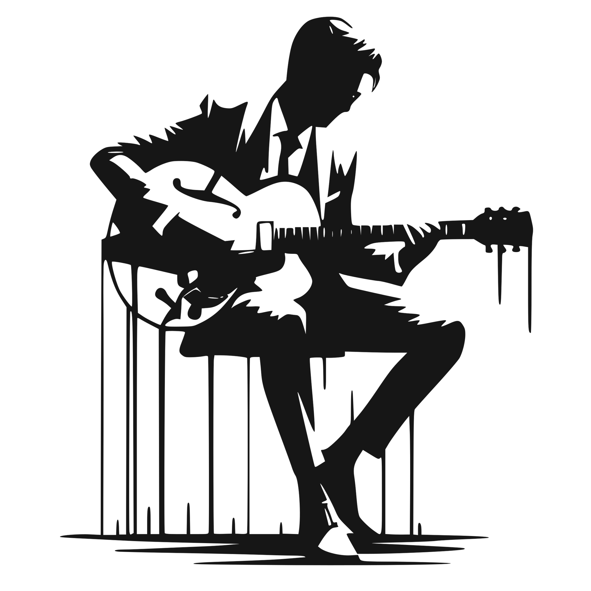 Soul Strings - laser-cut metal wall art