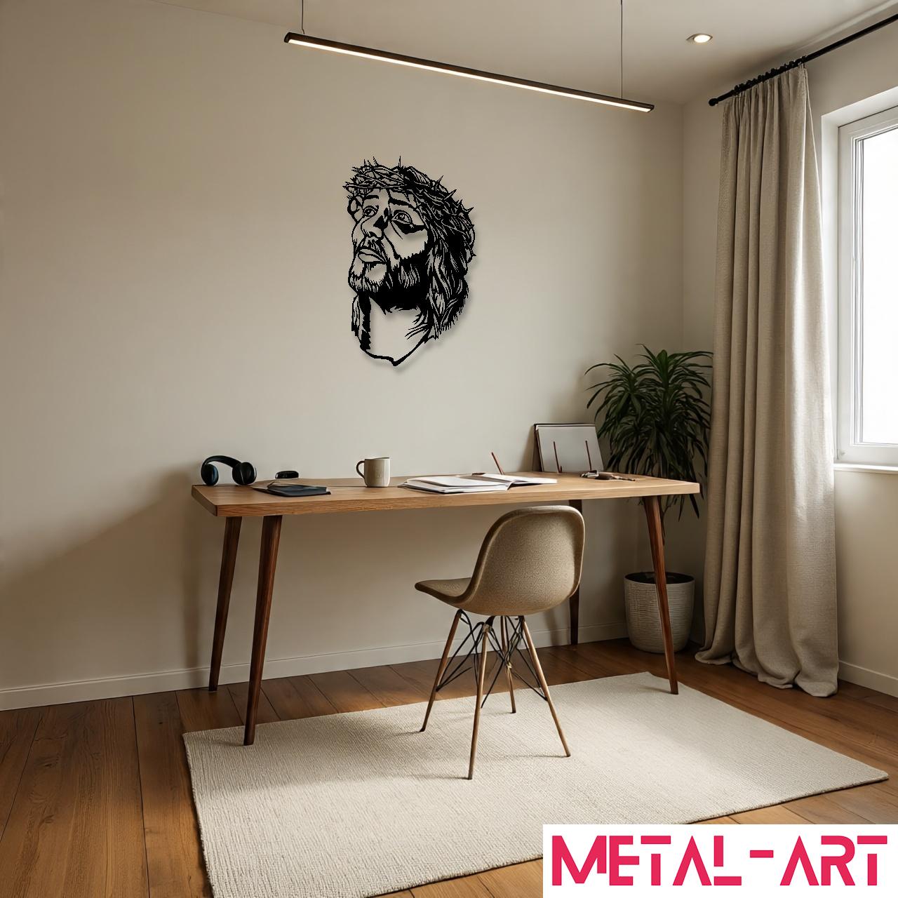 Light of Salvation - laser-cut metal wall art
