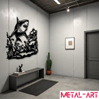Apex Predator - laser-cut metal wall art