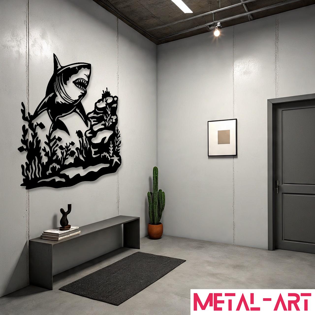 Apex Predator - laser-cut metal wall art