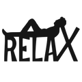 Just Relax - laser-cut metal wall art