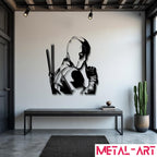 Maximum Silence - laser-cut metal wall art