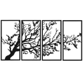 Branching Harmony - laser-cut metal wall art