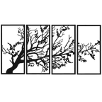 Branching Harmony - laser-cut metal wall art