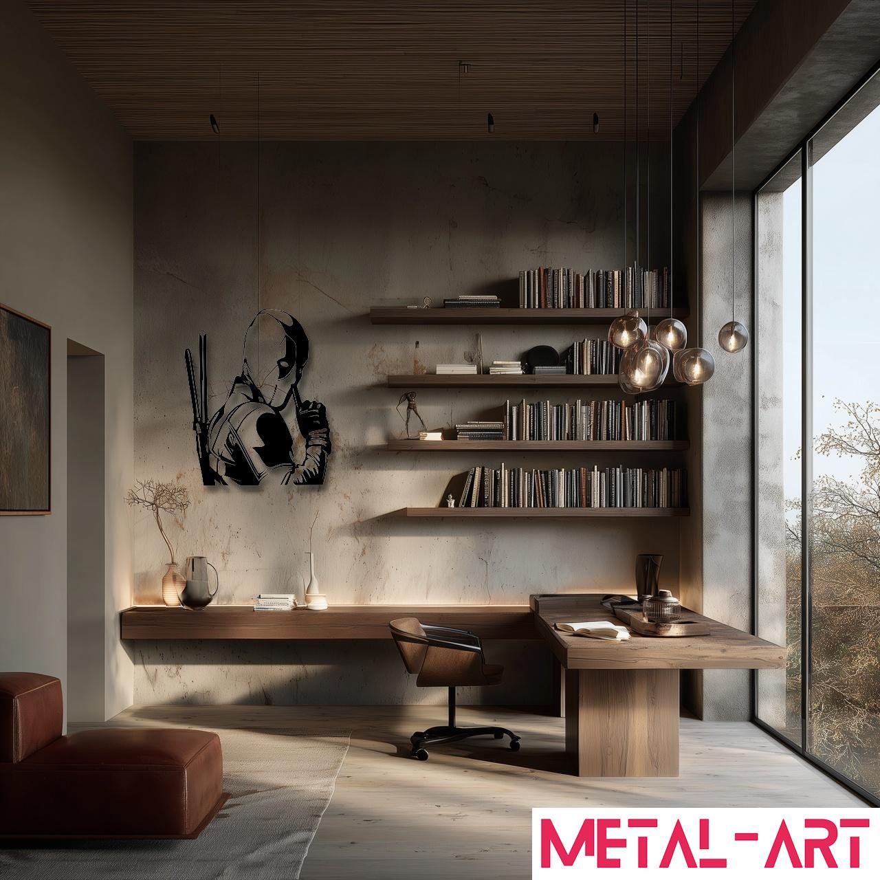 Maximum Silence - laser-cut metal wall art
