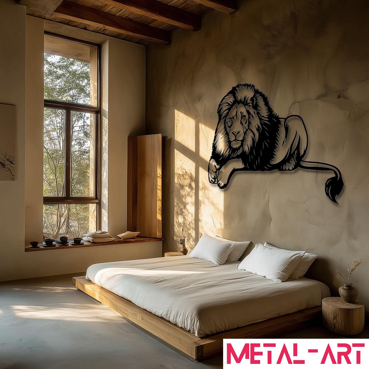 Golden Pride - laser-cut metal wall art