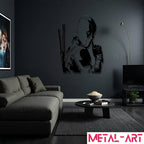 Maximum Silence - laser-cut metal wall art