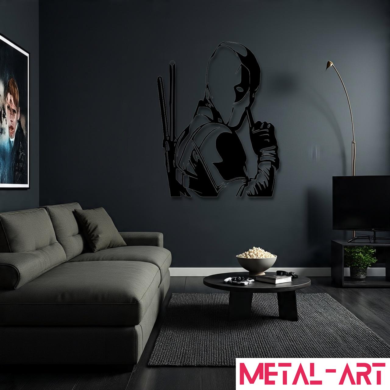Maximum Silence - laser-cut metal wall art
