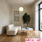 Linear Muscle - laser-cut metal wall art