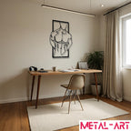 Linear Muscle - laser-cut metal wall art