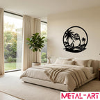 Harbour Charm - laser-cut metal wall art