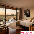 Fierce Roar - laser-cut metal wall art