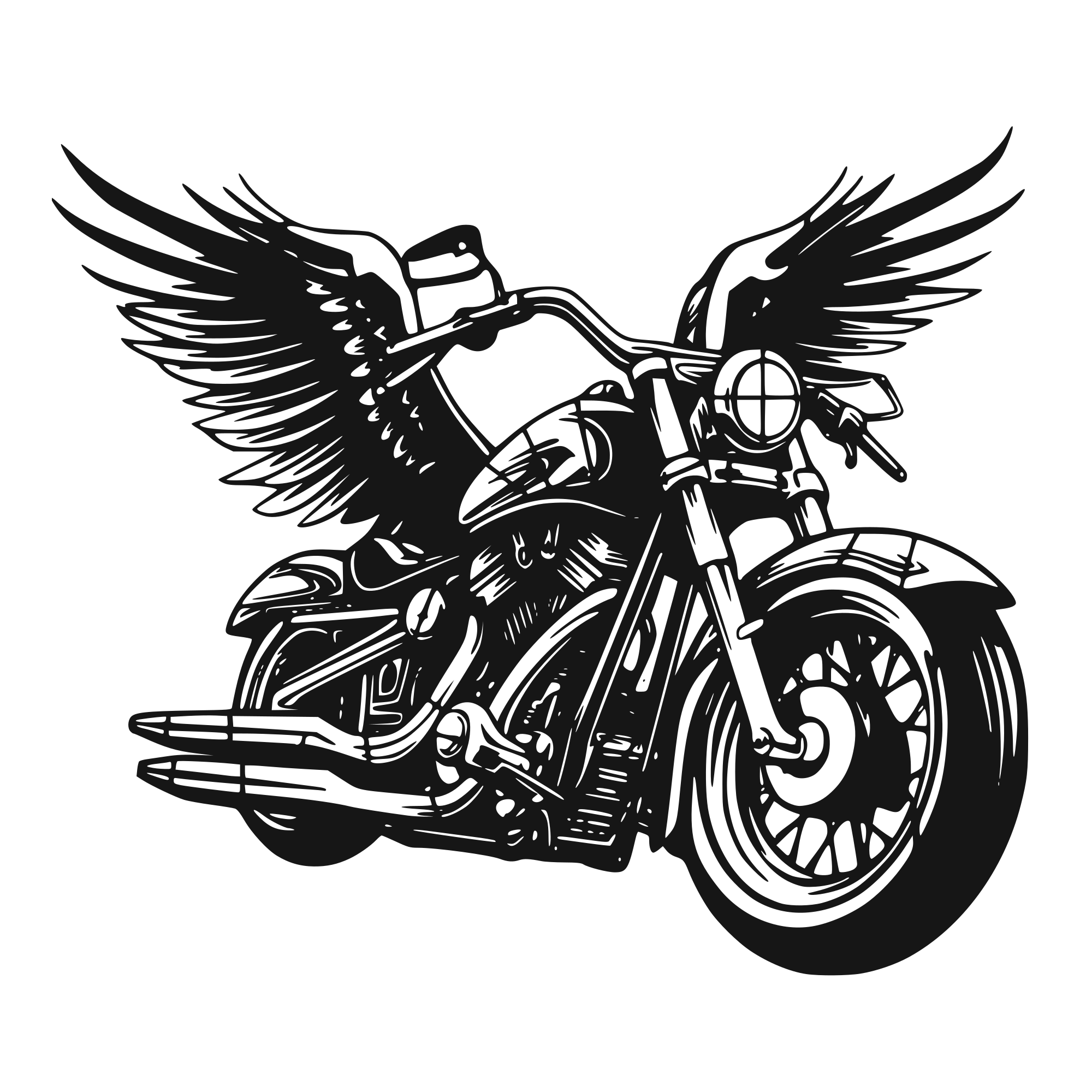 Wild Wings - laser-cut metal wall art