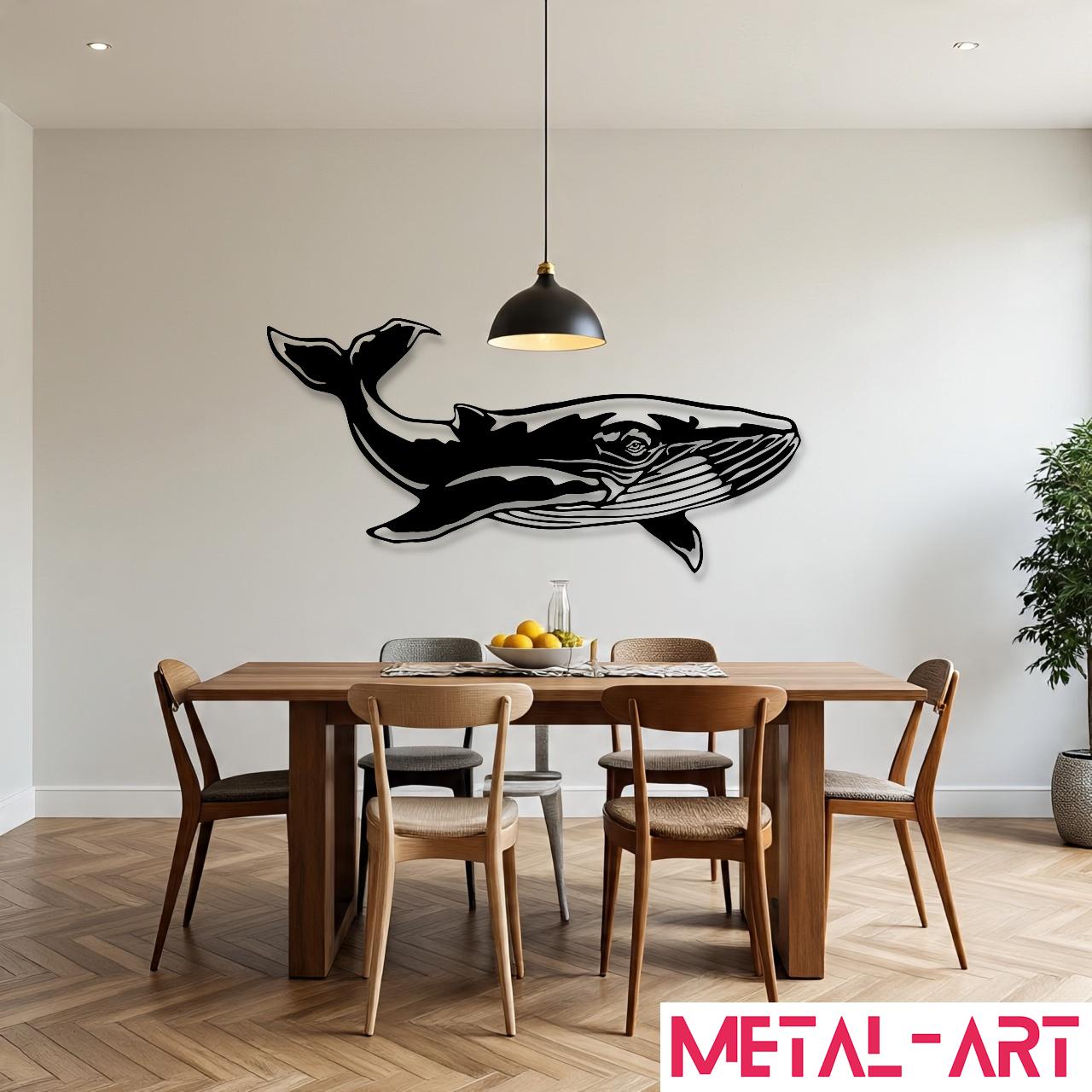Soul of the Ocean - laser-cut metal wall art