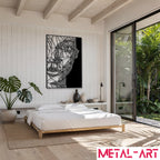 Mosaic Mind - laser-cut metal wall art