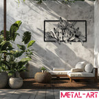 Lily Frame Grace - laser-cut metal wall art