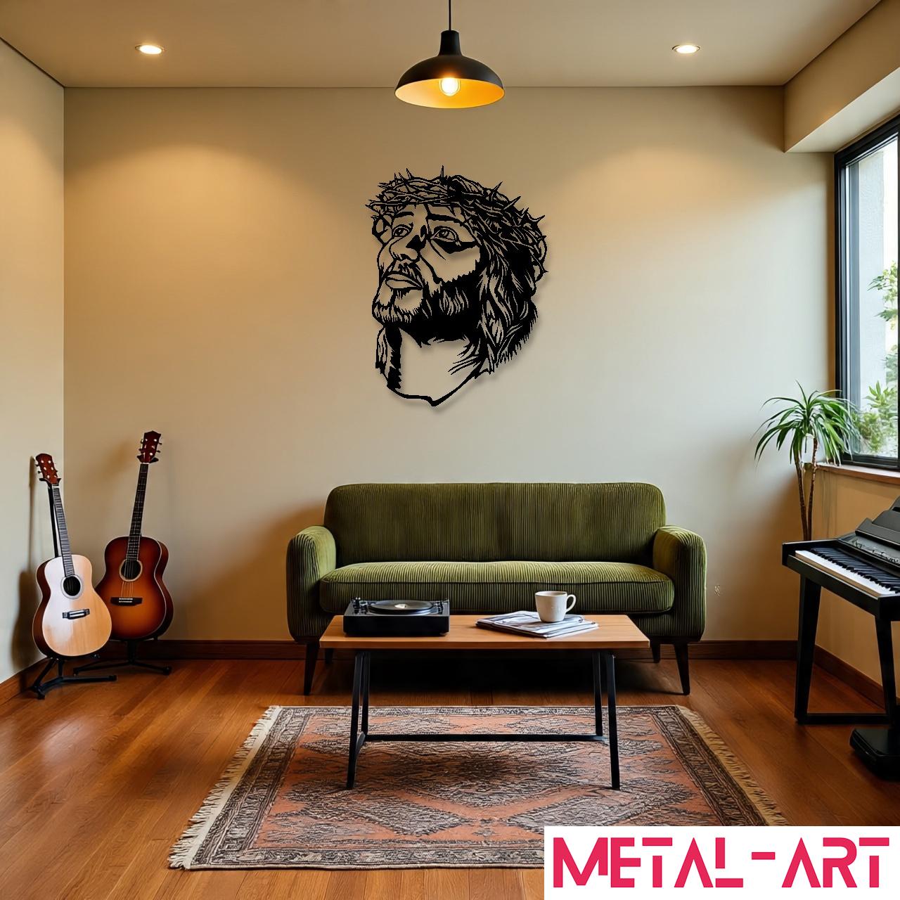 Light of Salvation - laser-cut metal wall art