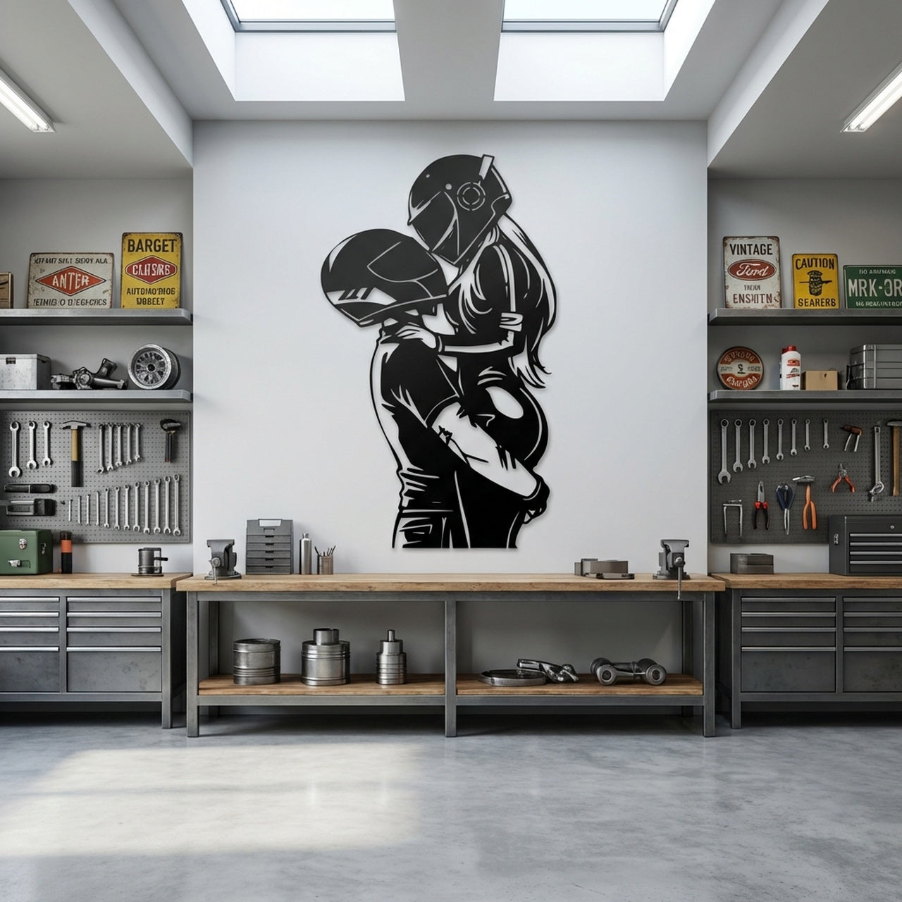 Road Bound - laser-cut metal wall art