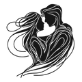 Bound by Love - laser-cut metal wall art